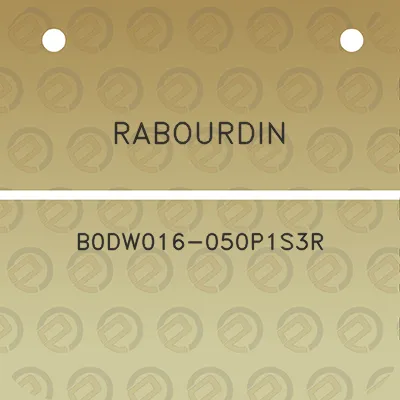 rabourdin-b0dw016-050p1s3r