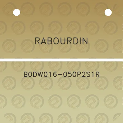 rabourdin-b0dw016-050p2s1r