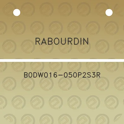 rabourdin-b0dw016-050p2s3r