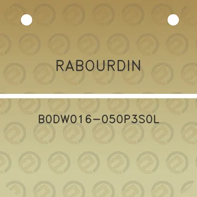 rabourdin-b0dw016-050p3s0l