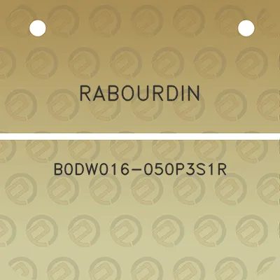 rabourdin-b0dw016-050p3s1r