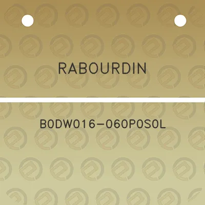 rabourdin-b0dw016-060p0s0l