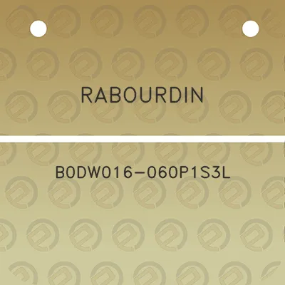 rabourdin-b0dw016-060p1s3l