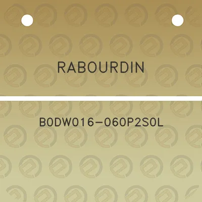 rabourdin-b0dw016-060p2s0l