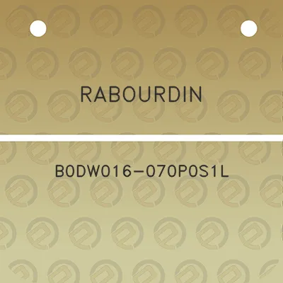 rabourdin-b0dw016-070p0s1l