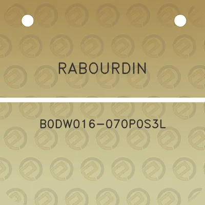 rabourdin-b0dw016-070p0s3l