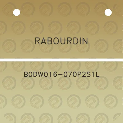 rabourdin-b0dw016-070p2s1l