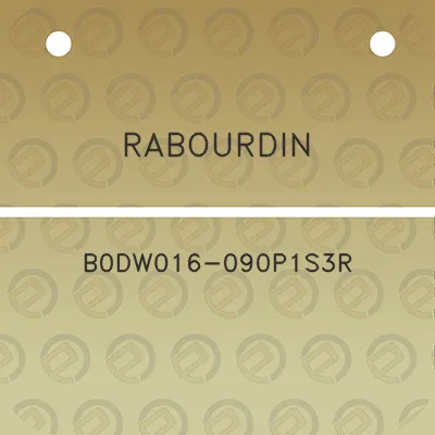 rabourdin-b0dw016-090p1s3r