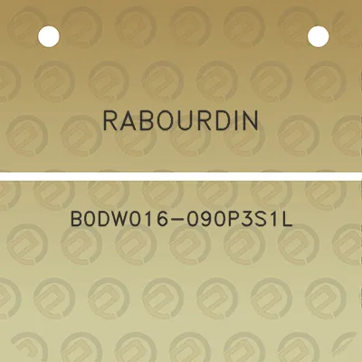 rabourdin-b0dw016-090p3s1l