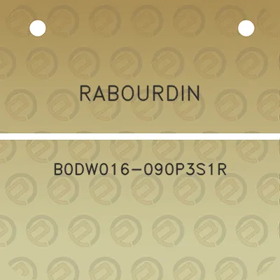 rabourdin-b0dw016-090p3s1r