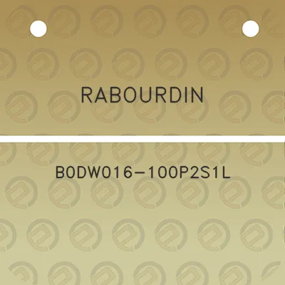 rabourdin-b0dw016-100p2s1l