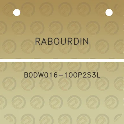 rabourdin-b0dw016-100p2s3l