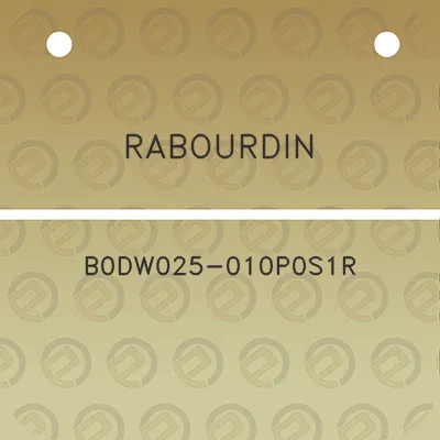 rabourdin-b0dw025-010p0s1r