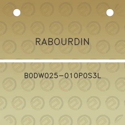 rabourdin-b0dw025-010p0s3l