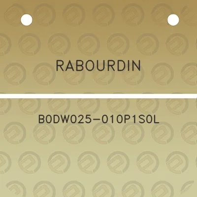 rabourdin-b0dw025-010p1s0l