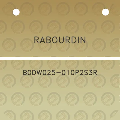 rabourdin-b0dw025-010p2s3r