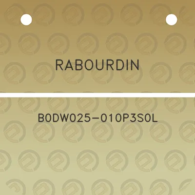 rabourdin-b0dw025-010p3s0l