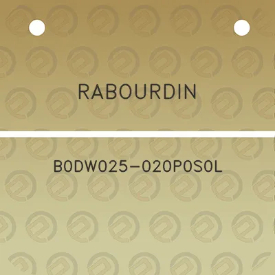 rabourdin-b0dw025-020p0s0l