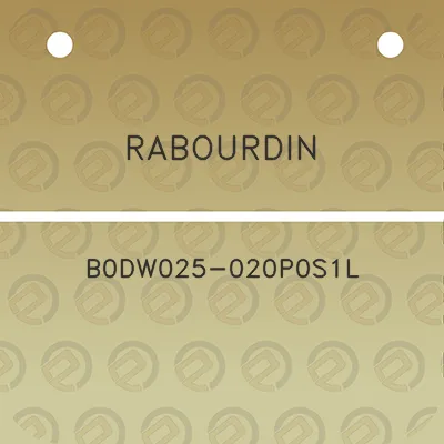 rabourdin-b0dw025-020p0s1l