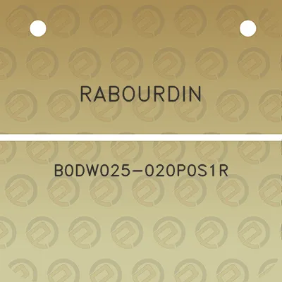 rabourdin-b0dw025-020p0s1r