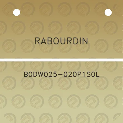 rabourdin-b0dw025-020p1s0l