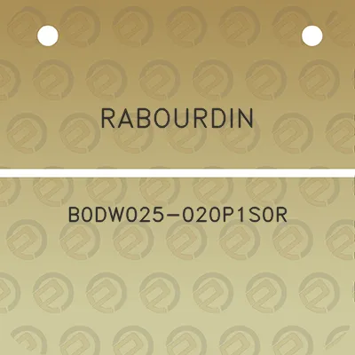 rabourdin-b0dw025-020p1s0r