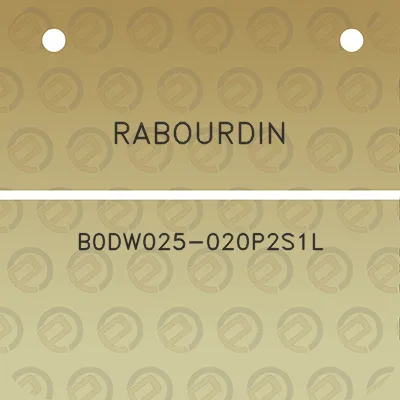 rabourdin-b0dw025-020p2s1l