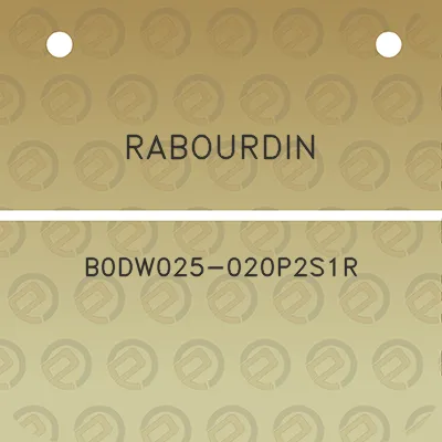 rabourdin-b0dw025-020p2s1r