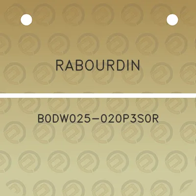 rabourdin-b0dw025-020p3s0r