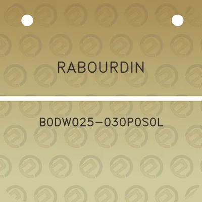 rabourdin-b0dw025-030p0s0l