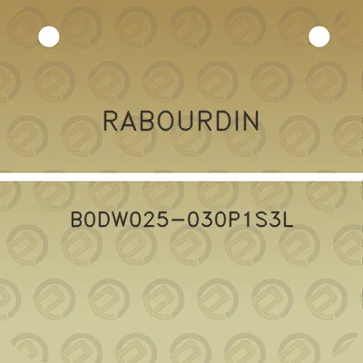 rabourdin-b0dw025-030p1s3l