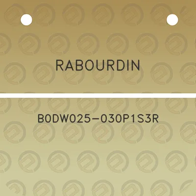 rabourdin-b0dw025-030p1s3r