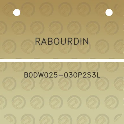 rabourdin-b0dw025-030p2s3l