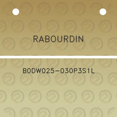 rabourdin-b0dw025-030p3s1l