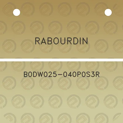 rabourdin-b0dw025-040p0s3r