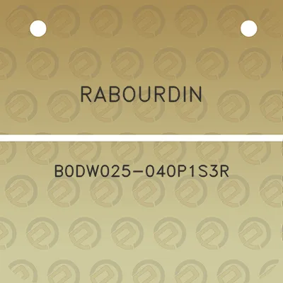 rabourdin-b0dw025-040p1s3r