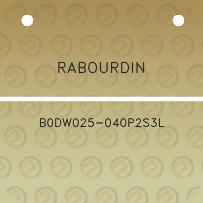 rabourdin-b0dw025-040p2s3l