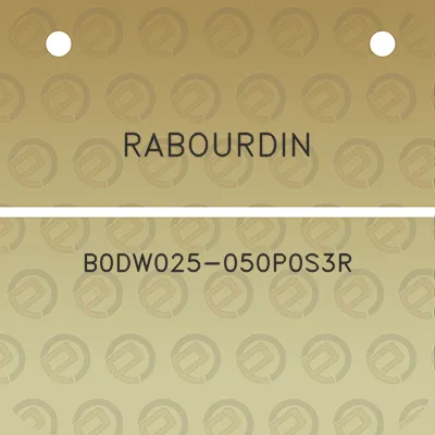 rabourdin-b0dw025-050p0s3r