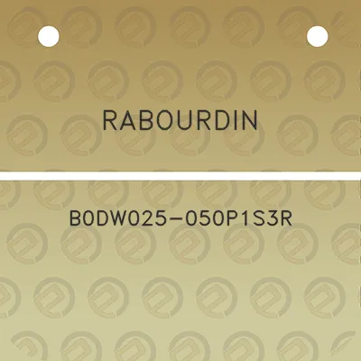 rabourdin-b0dw025-050p1s3r