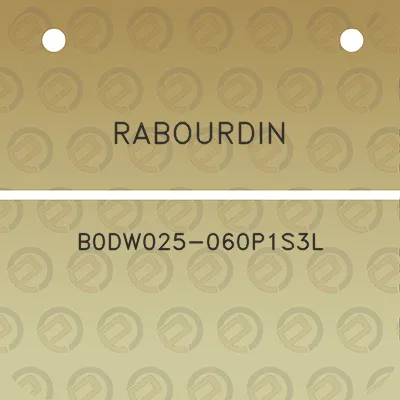 rabourdin-b0dw025-060p1s3l