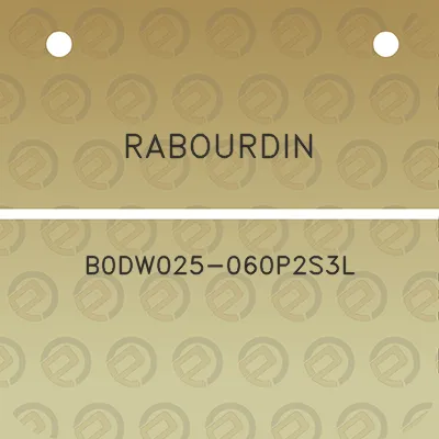 rabourdin-b0dw025-060p2s3l