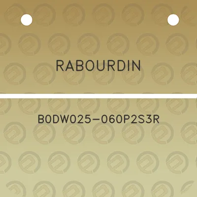 rabourdin-b0dw025-060p2s3r