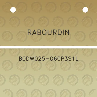 rabourdin-b0dw025-060p3s1l