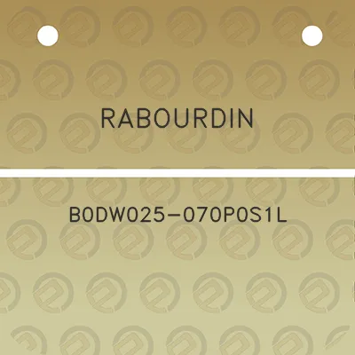 rabourdin-b0dw025-070p0s1l