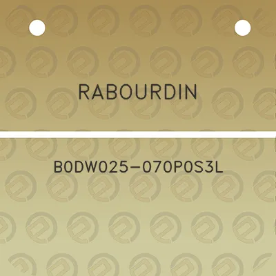 rabourdin-b0dw025-070p0s3l