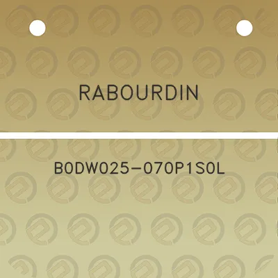 rabourdin-b0dw025-070p1s0l