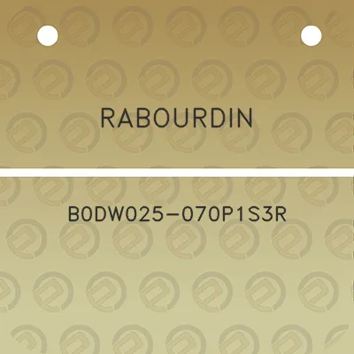 rabourdin-b0dw025-070p1s3r