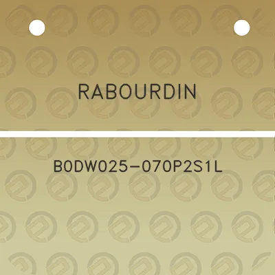 rabourdin-b0dw025-070p2s1l