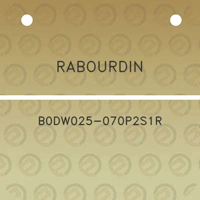 rabourdin-b0dw025-070p2s1r