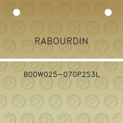 rabourdin-b0dw025-070p2s3l